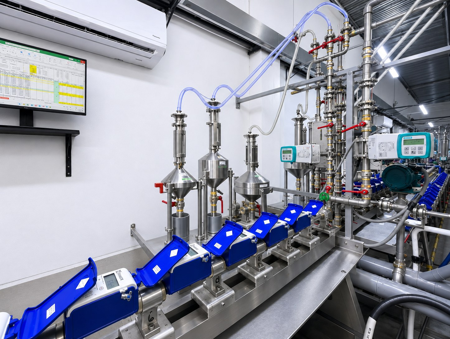 Banco de ensayo para medidores de agua